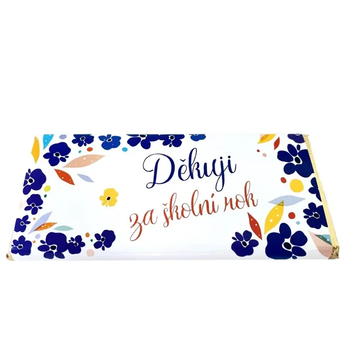 KAMILA CHOCOLATES Čokoláda Děkuji za školní rok mléčná 40 g